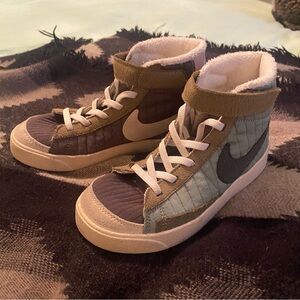 Nike Blazer Mid '77 GS 'Oil Green' DO5216-331 Kids Shoes